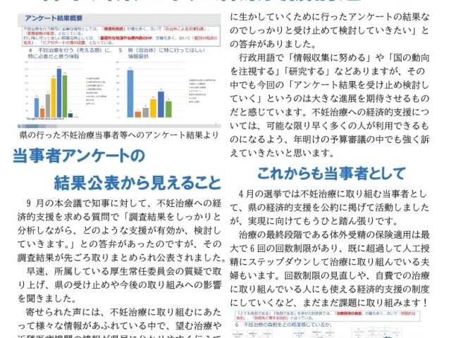 【やるき ほんき 木佐木】神奈川県の不妊治療支援前進へ！